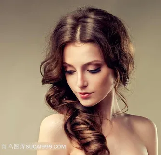 亮泽秀发美女模特近景摄影图片 亮泽秀发美女模特近景摄影图片