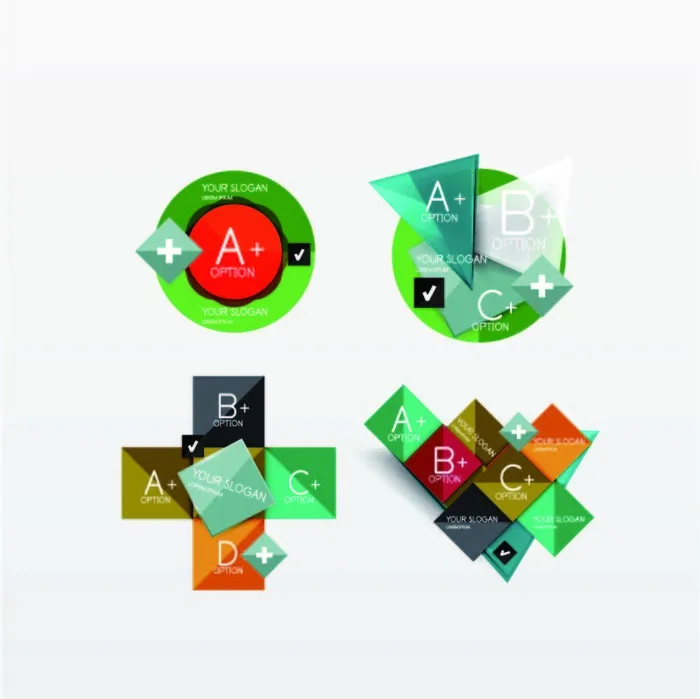 免抠个性字母标eps,ai矢量模版下载