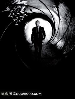 黑暗中走来的邦德电影宣传海报