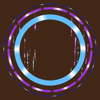 蓝色光圈科技圆圈