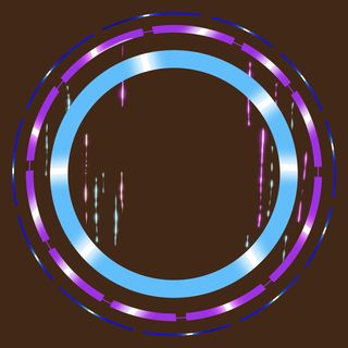 蓝色光圈科技圆圈