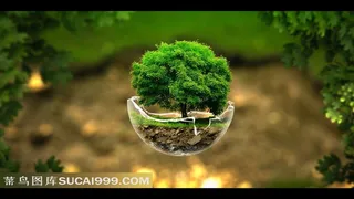 绿色环保创意广告图片素材