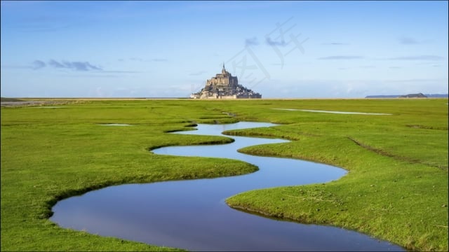 岛, 山, 冰川, , 自然