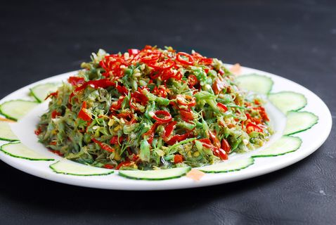 XTS081山野菜--雪莉花