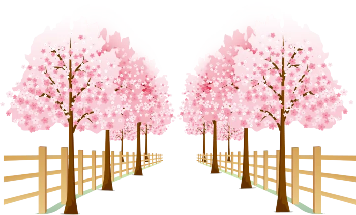 免扣春天浪漫樱花ai矢量模版下载