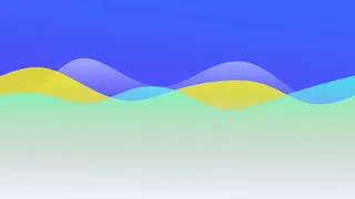 极简剪纸波浪弥散光渐变背景图