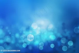 蓝色幻彩光斑高清图片