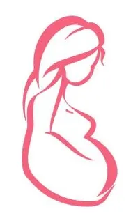 矢量孕妇 孕妇专座 