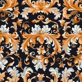 欧式纹理，巴洛克风格，无缝贴图，素材