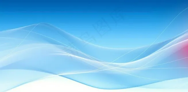 蓝色线条几何科技背景