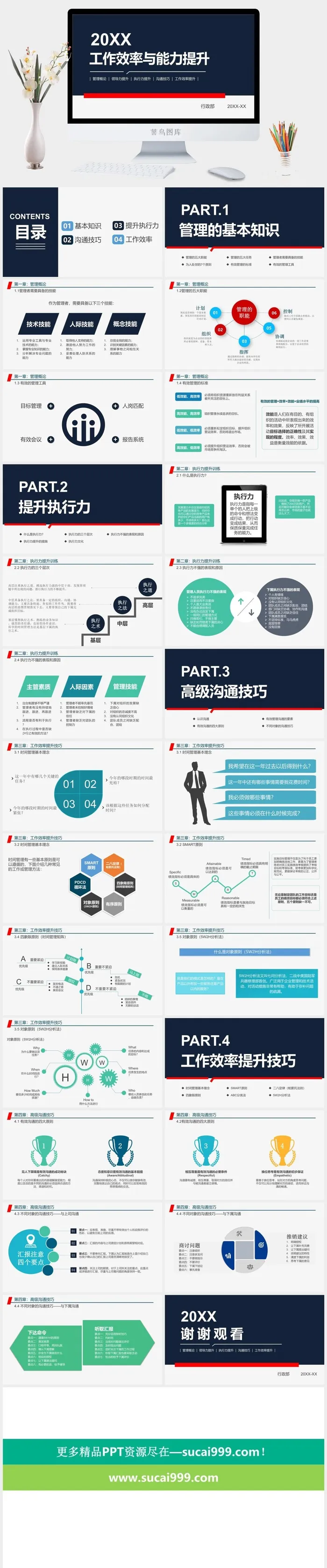 管理者工作能力与效率提升学习培训课程