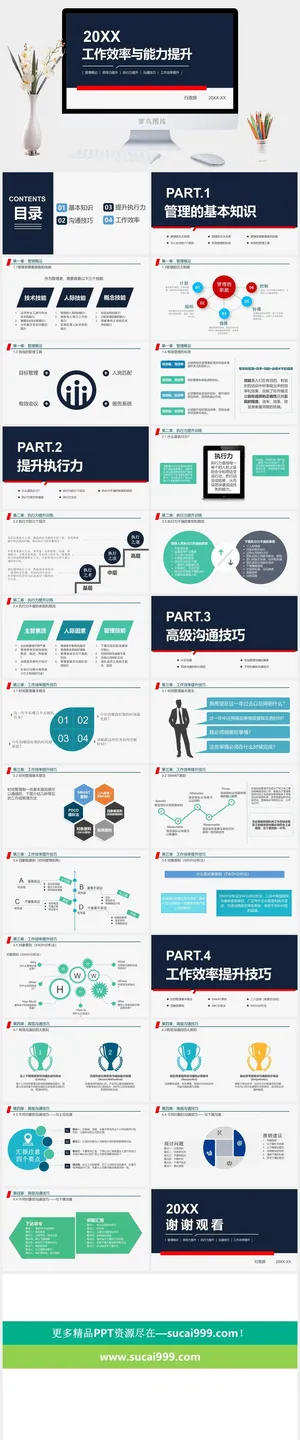 管理者工作能力与效率提升学习培训课程预览图