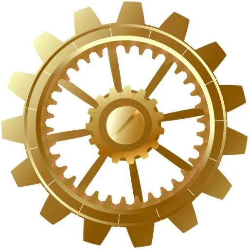 齿轮 PNG免抠(600x600)