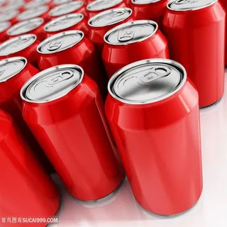 空白易拉罐可乐高清图片