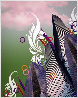 混合视觉效果海报