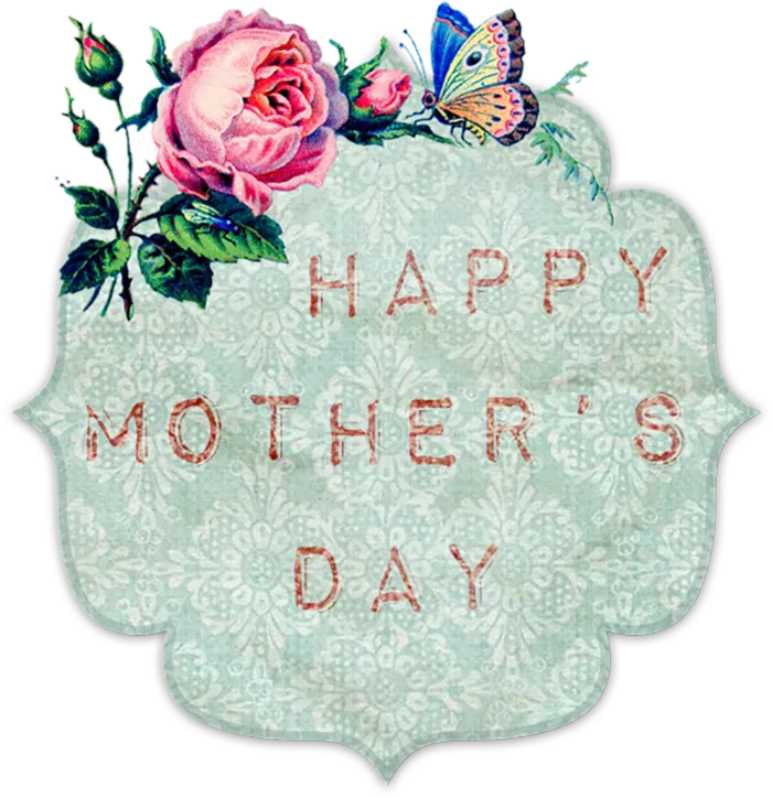 母亲节标题框素材