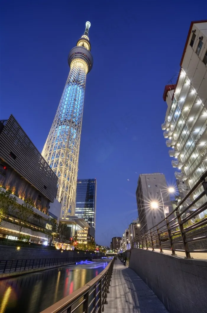 城市夜景城市地标jpg素材