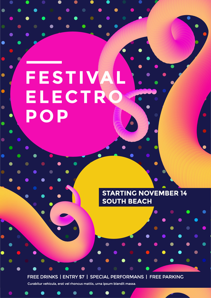 蒸汽波抽象背景