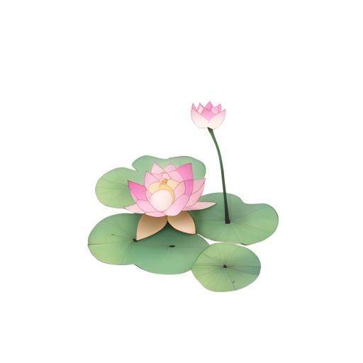 荷花莲花免抠