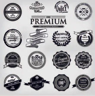 免抠促销标签矢量