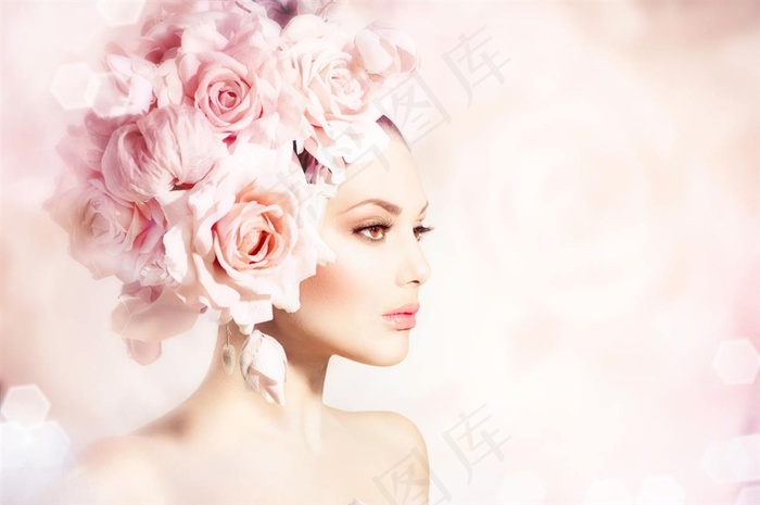 时尚美女素材美容图片