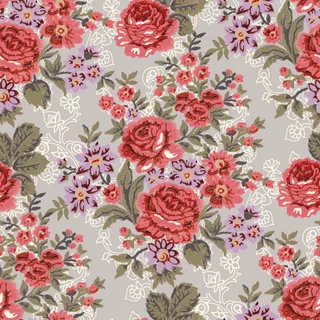 花卉唯美手绘花朵面料纹理手机壳布料面料印花服装矢量图案素材