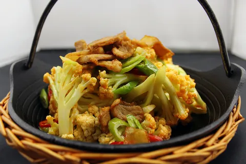 家常干锅菜花图片-第2张 家常干锅菜花图片-第2张