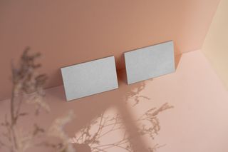 北欧风正反面场景名片样机