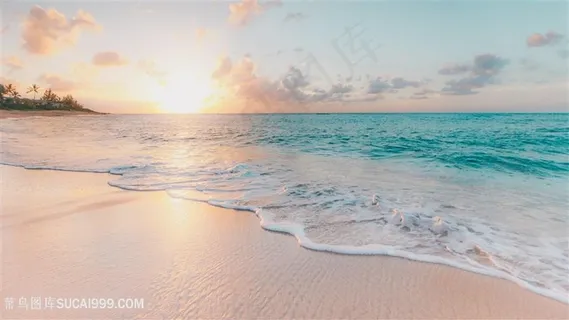 海岸风景沙滩海洋大海浪花摄影自然景观