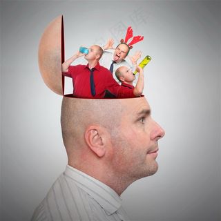 另类创意人物图片创意图片