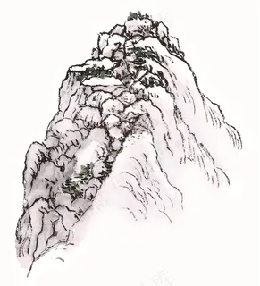 大山石头工笔美图素材 大山石头工笔美图素材