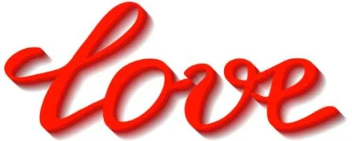 爱 PNG免抠(600x241)