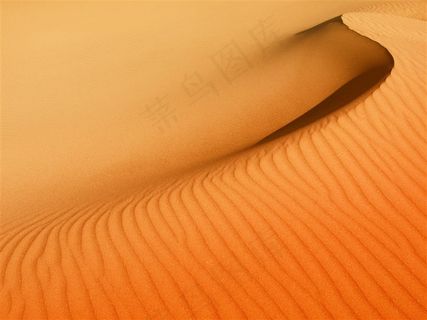 艺术造型的黄色沙丘高清摄影风景图片 艺术造型的黄色沙丘高清摄影风景图片