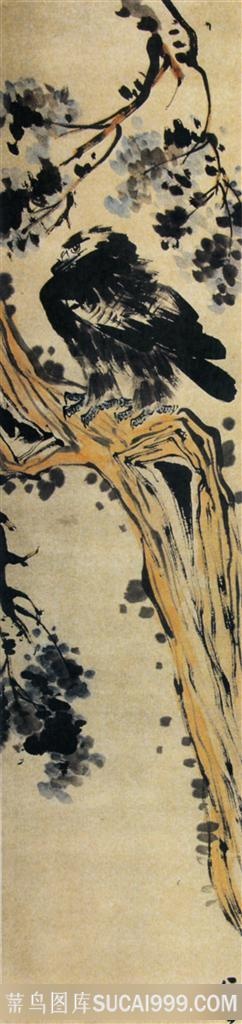 国画名家作品-李苦禅的春夏秋冬---春