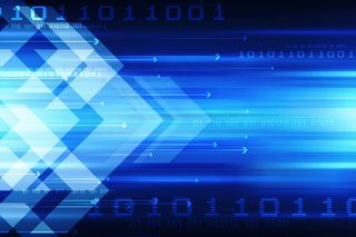 商务蓝色信息数码高科技创意背景