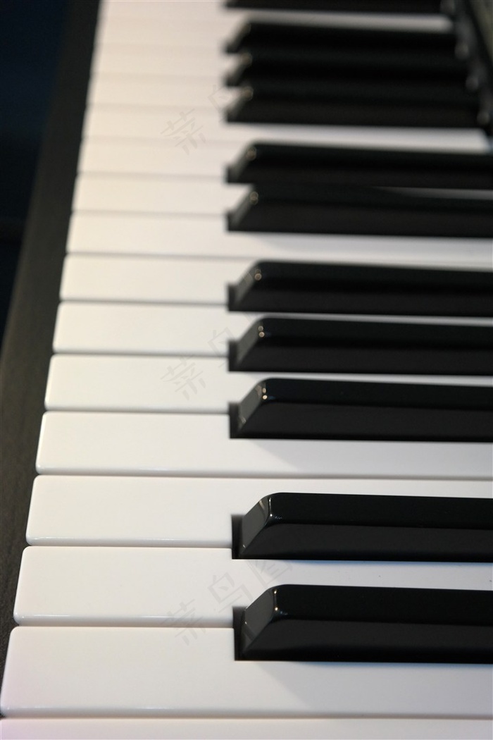 黑白钢琴键图片