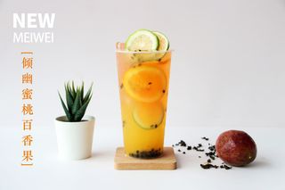 倾幽蜜桃百香果