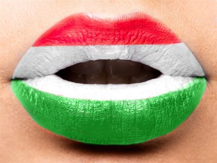 国旗嘴巴设计素材