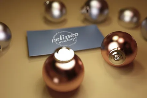 圣诞节主题贺卡样机