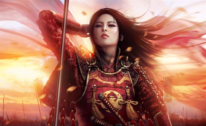 游戏美女图片