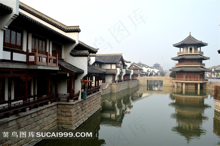 美丽宁静的淹城