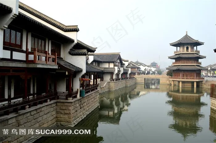 美丽宁静的淹城