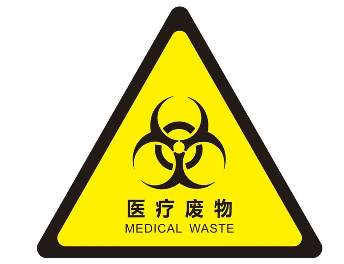 医疗废物 标识cdr矢量模版下载