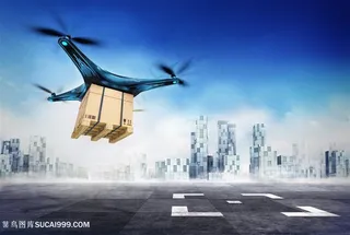 运输物流的无人机设备高清图片