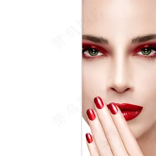 化彩妆的性感美女高清图