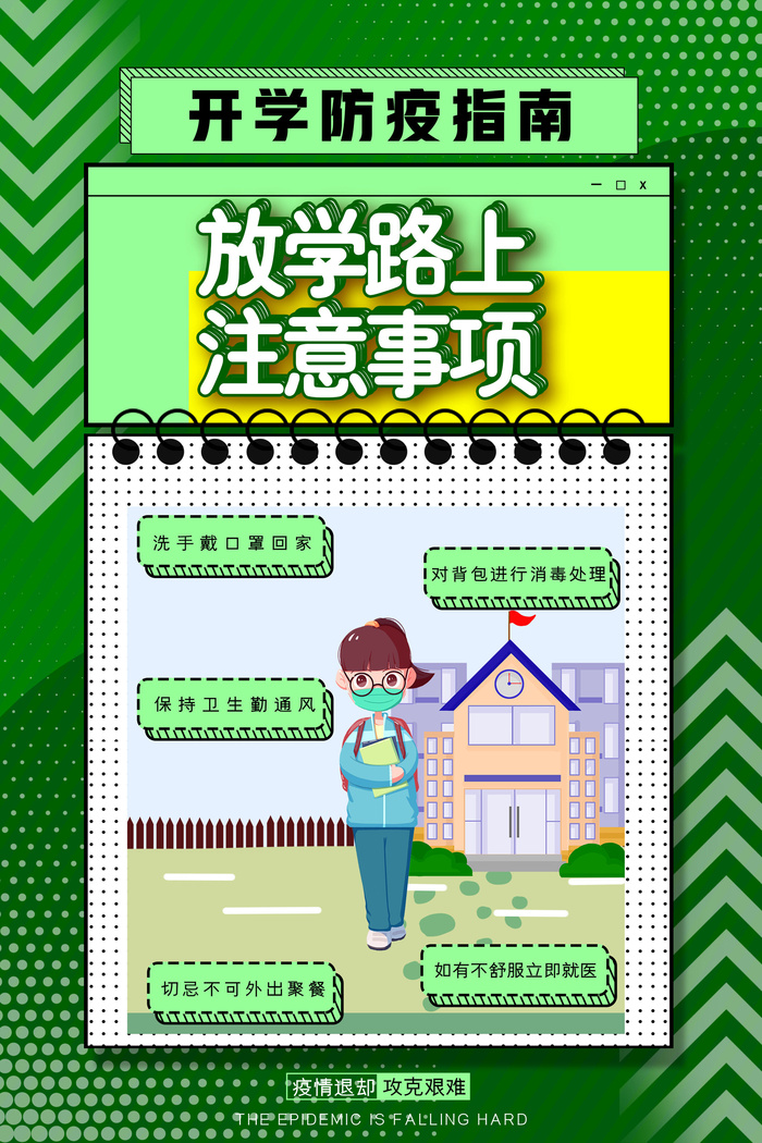 医疗学校园防疫病毒传播疫情防控宣传易拉宝设计模板海报素材psd模版下载