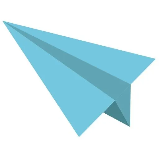 纸飞机 PNG免抠(512x512)