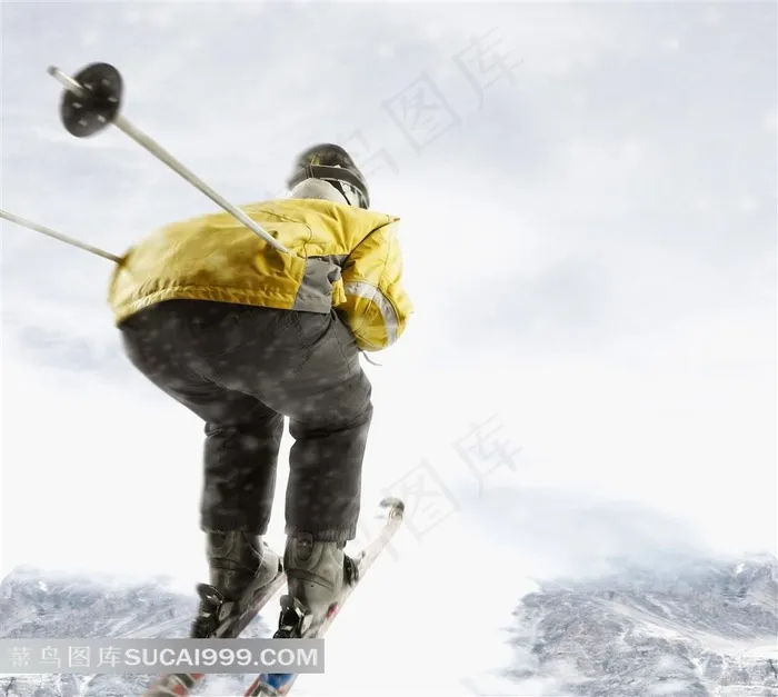高清冬天滑雪图片