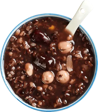 腊八元素-卡通腊八节腊八粥艺术字体八宝粥PNG免扣腊八海报装饰插画PNG素材