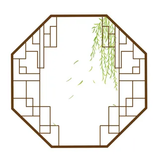 清明清明节边框设计元素